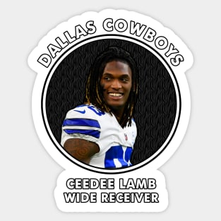 CEEDEE LAMB - WR - DALLAS COWBOYS Sticker